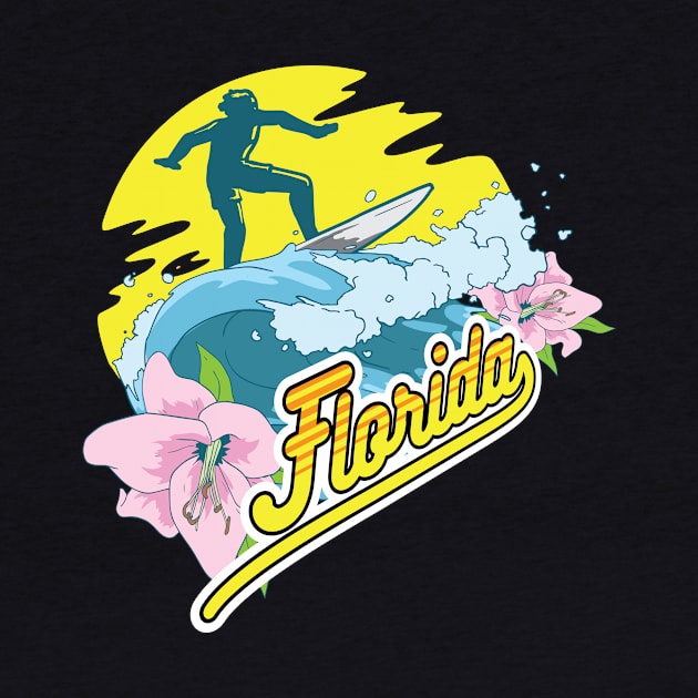 Florida Surfing by KAWAIITEE